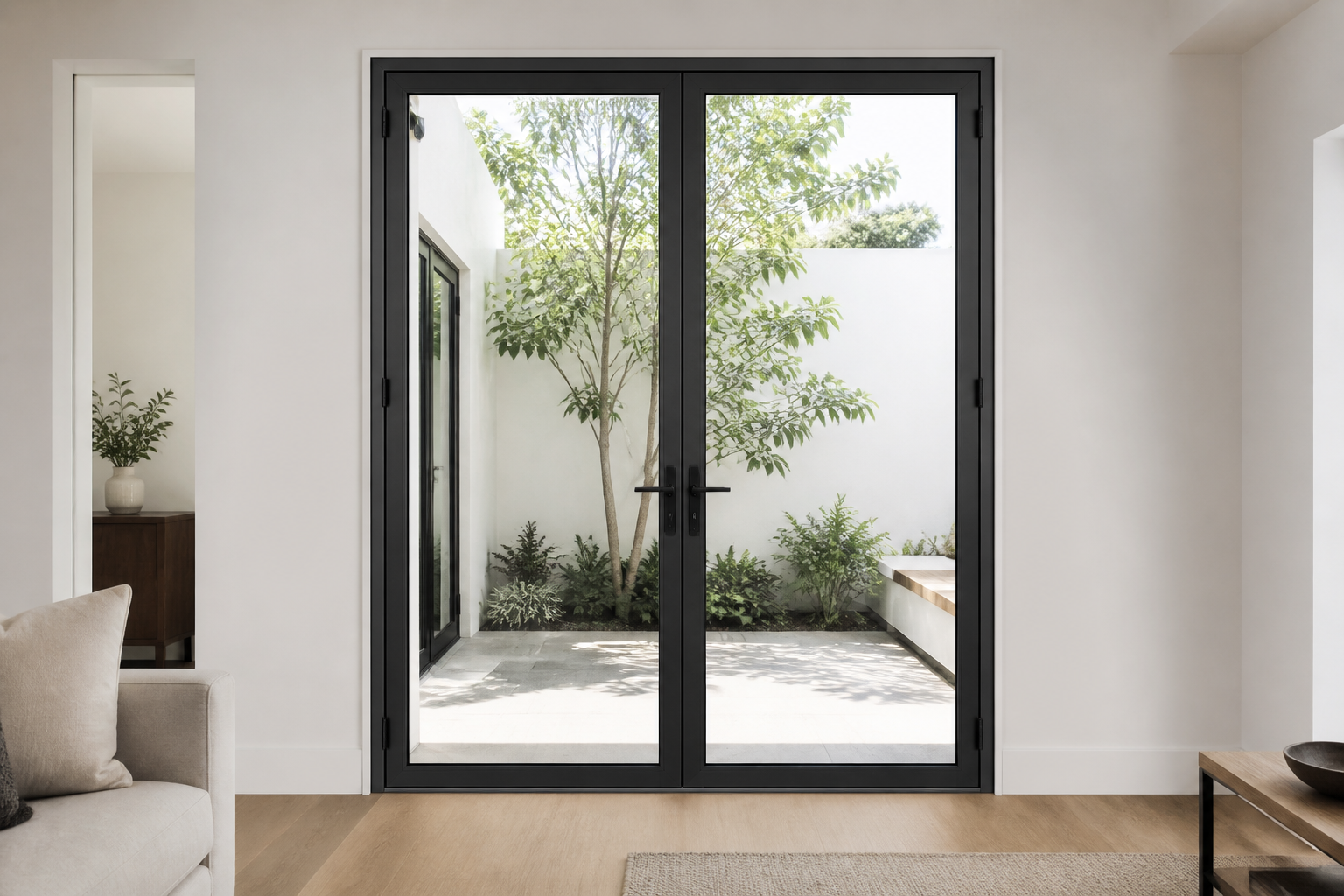 VLX 100 Double Swing / French Door in Boynton Beach, FL | TruePane Windows & Doors - detail 6