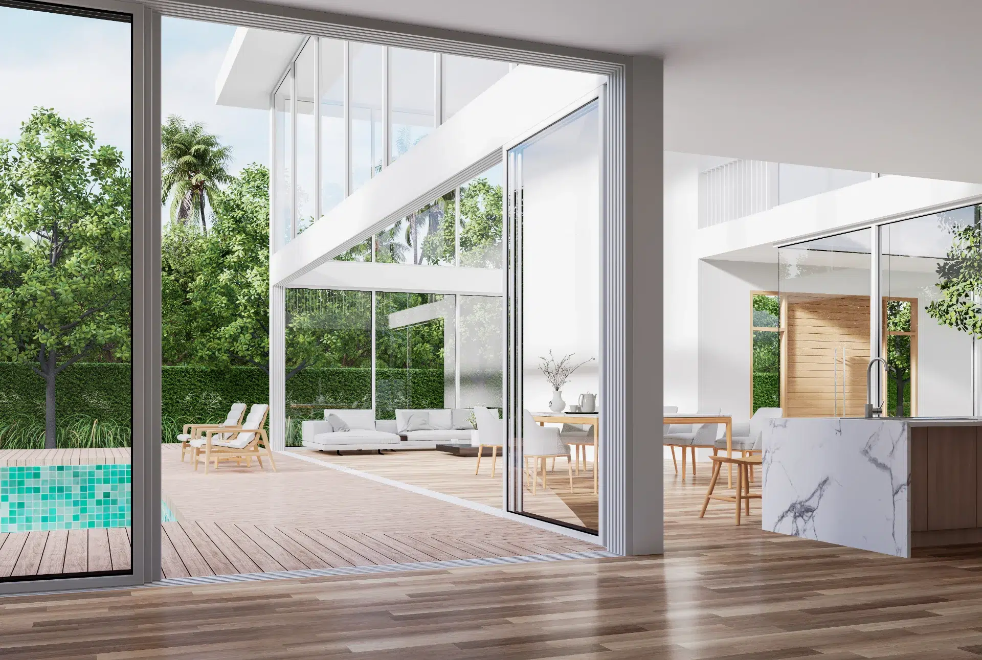 VLX 138 Panoramic Sliding Door in Boynton Beach, FL | TruePane Windows & Doors - detail 1